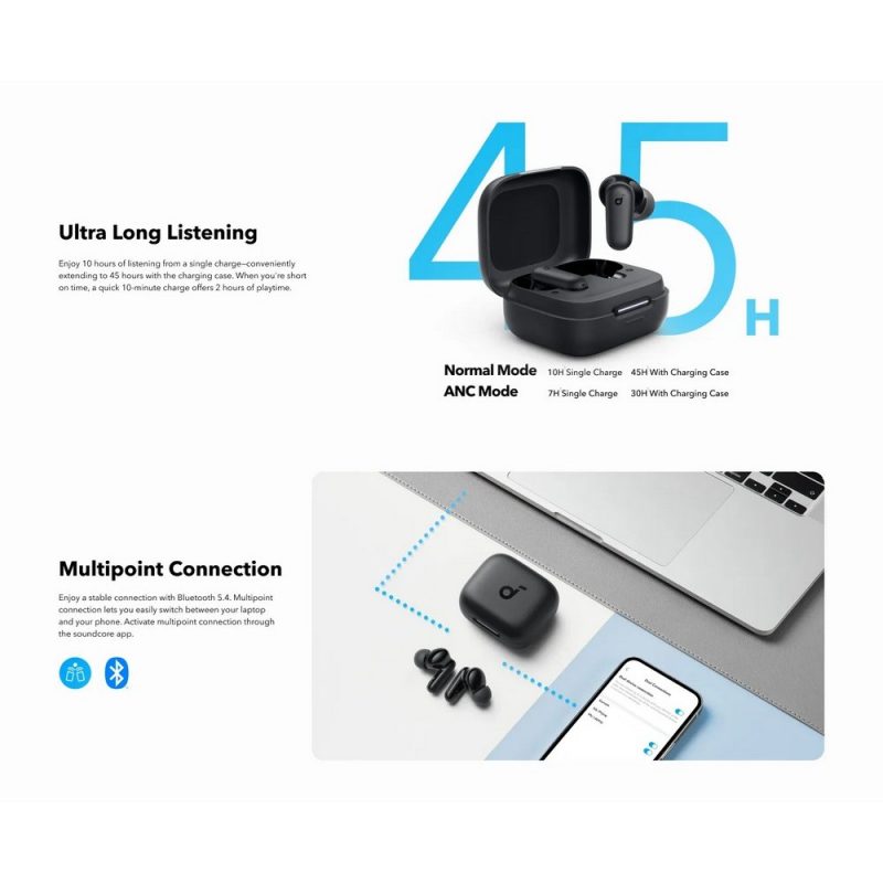 Tai nghe Anker Soundcore TWS R50i NC | Hàng chính hãng